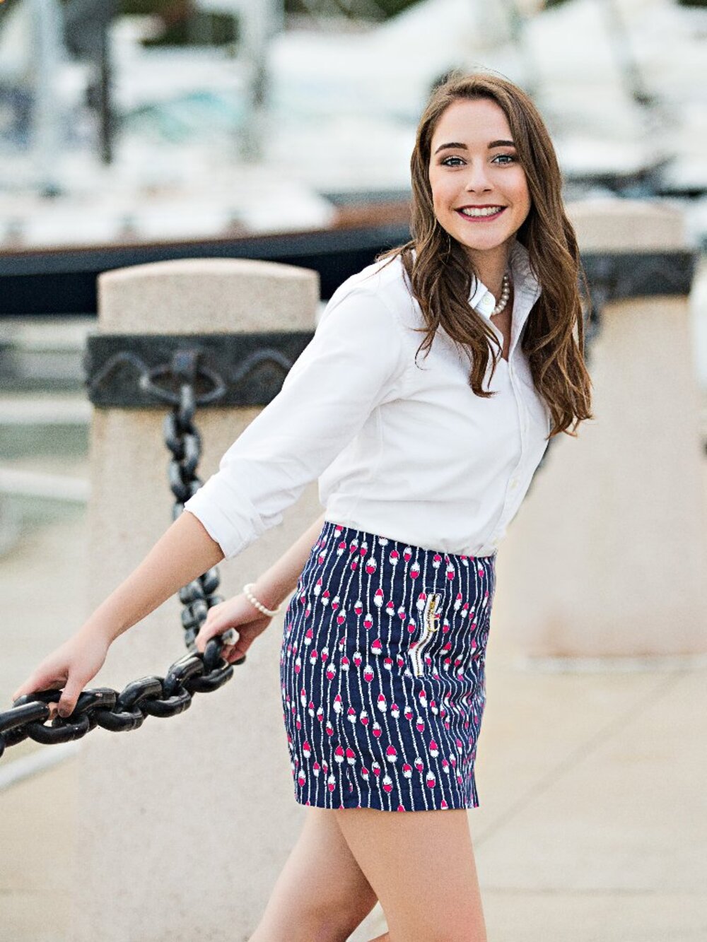 Lily Pulitzer Tate Nautical Skirt Size 4